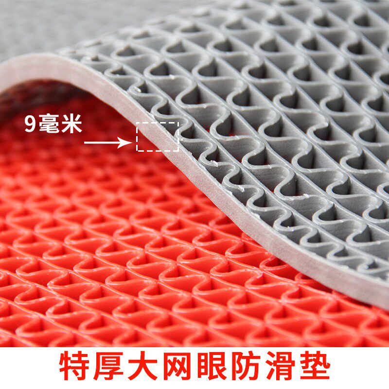 防滑地垫加厚特厚10MM浴室pvc塑料镂空隔水卫生间厕所洗手间垫子