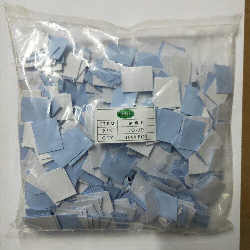 TO-3P矽胶片 绝缘散热片 软垫片 247硅胶片 单面有粘性 20*25*0.3