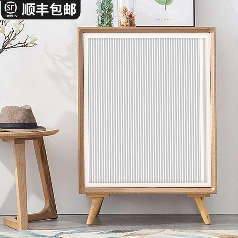 定制柜门免打孔自装蜂巢推拉衣柜折叠门网红门帘简易隐形伸缩橱柜