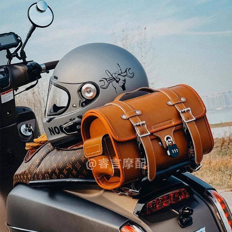 摩托车尾包防水复古电动车150踏板维多利亚ns125la尾箱后货架挂包