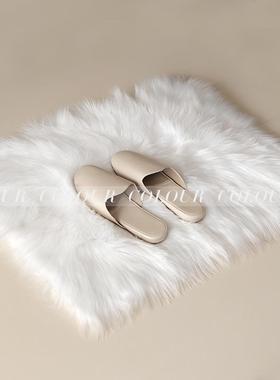 地垫脚垫加厚浴室卫生间酒店样板房民宿长毛白色地毯地巾毛巾垫