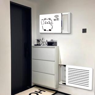 电表箱装饰画多媒体弱电箱遮挡客厅挂画电闸配电箱网线盒新款壁画