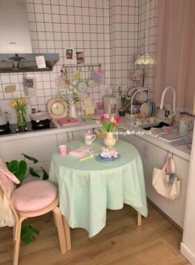 henceforth新品薄荷绿桌布工作台布书桌盖布拍摄背景布韩系ins风