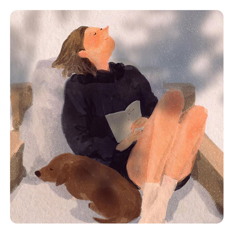 【特惠捡漏】插画师Subin复刻艺术版画清新韩系风景装饰画芯