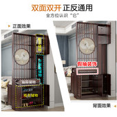 客厅面装 柜一体 饰门厅进门入户新现代屏风玄关柜鞋