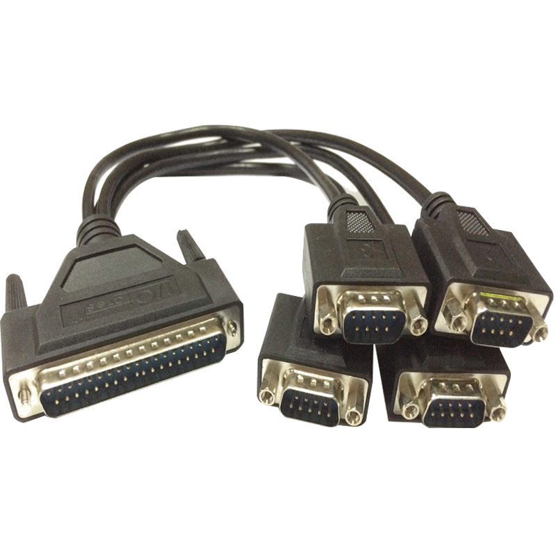 d7转d9转接线7针一分四9针连接线串口线22线COM口公数据线