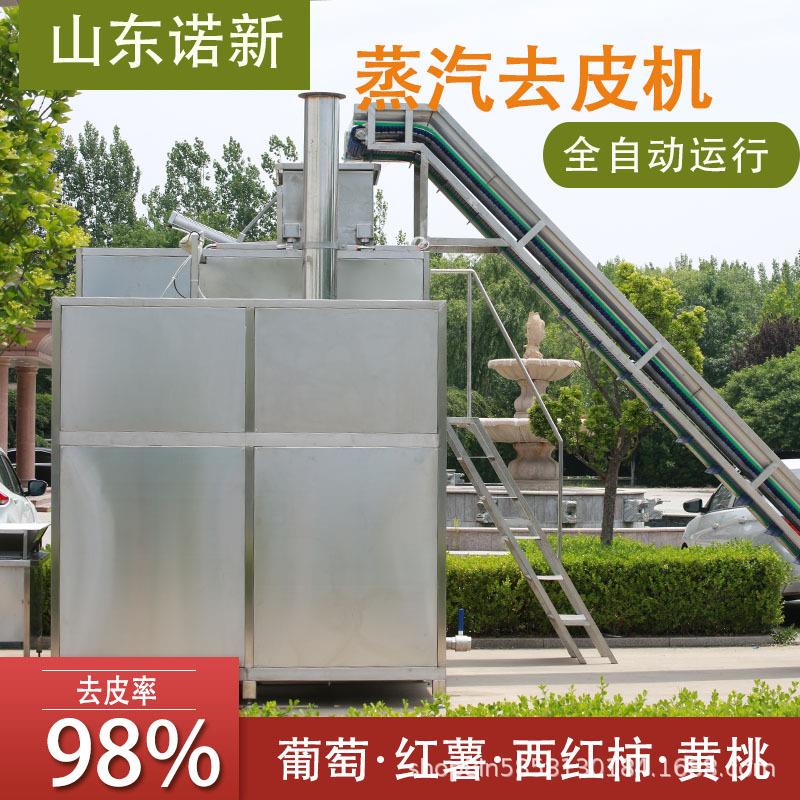 全自动苹果蒸汽去皮机根茎类果蔬去皮设备黄桃物理爆皮机加工定