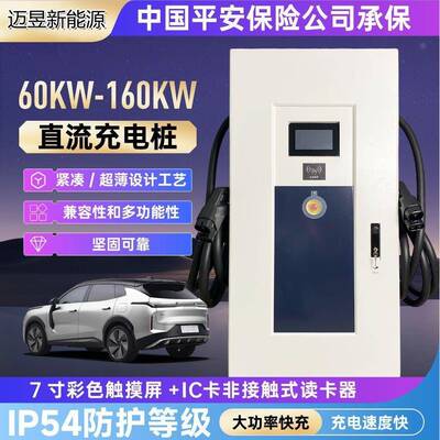 国标商用多功率直流快充充电桩60-160KW双枪新能源电动车方程豹CC