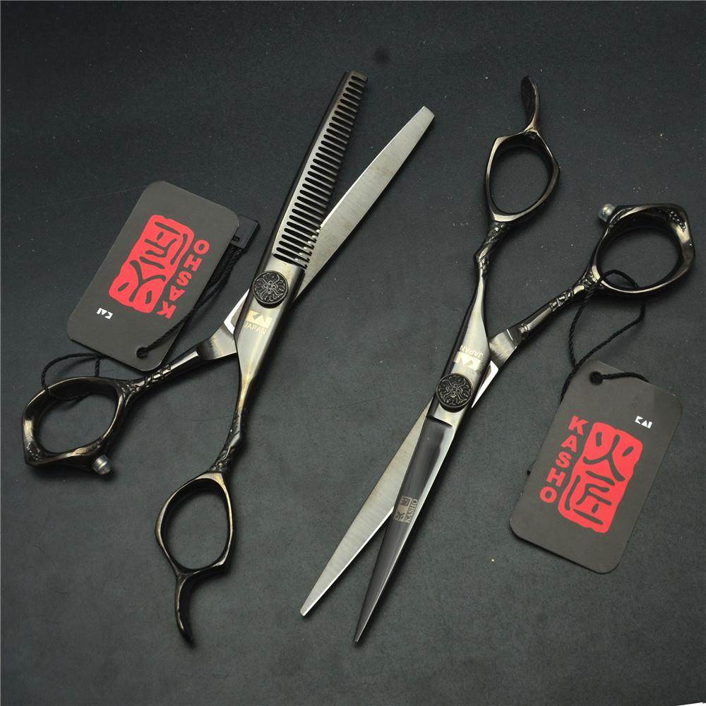 火匠黑色5.5/6寸龙柄刘海打薄美发剪平剪削发牙剪发廊专业理发剪,居家日用,美发刀剪,淘宝优惠券,粉丝福利购,淘宝优惠卷