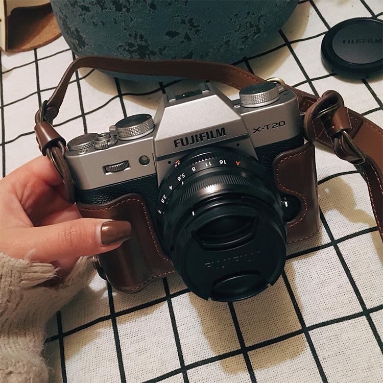 适用富士XT50相机包XM5 XT30 XA7 XA5 X100V XT4皮套XS10底座XS20