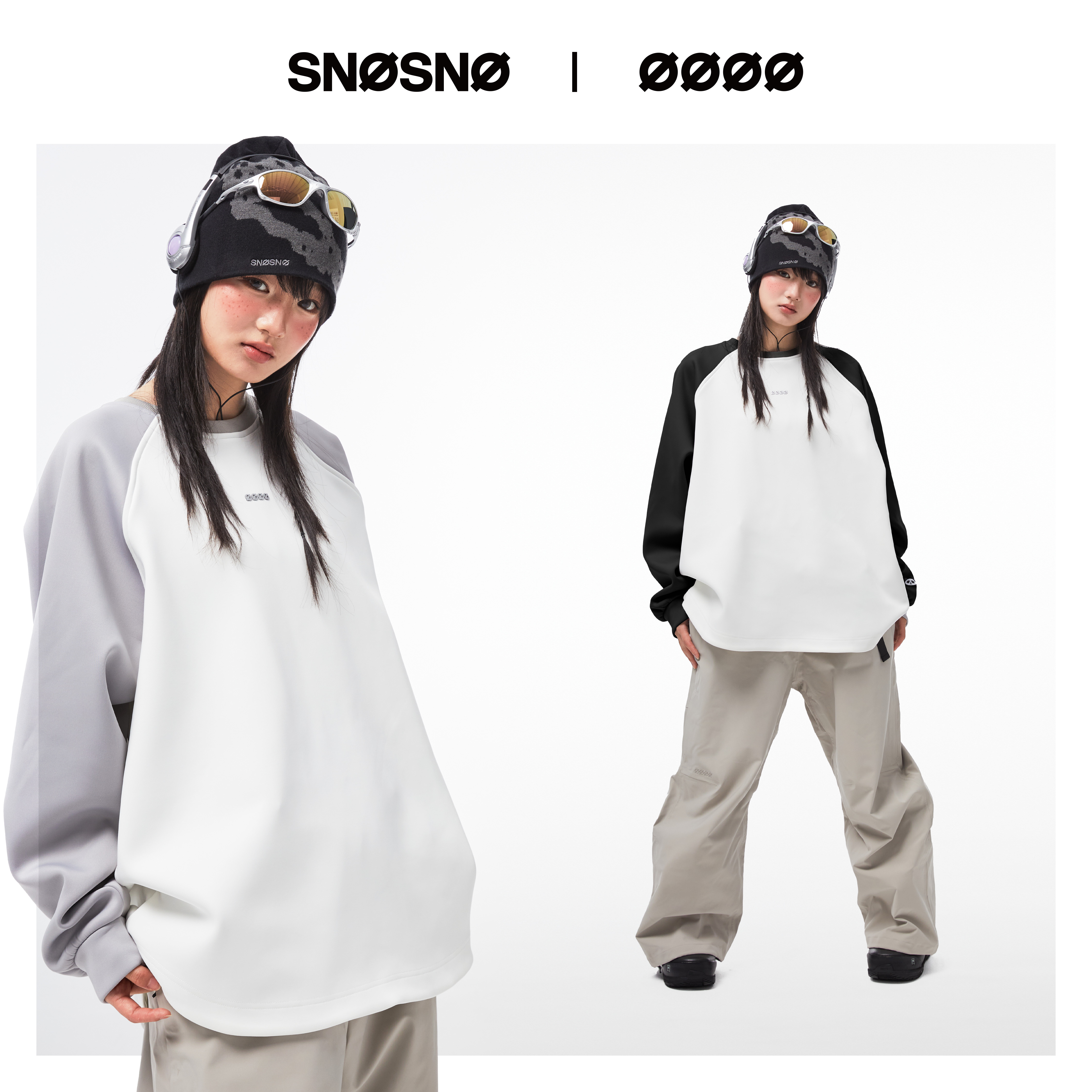 SNOSNO滑雪卫衣内搭加绒防泼水