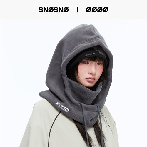 SNOSNO滑雪风雪帽头盔帽套配件