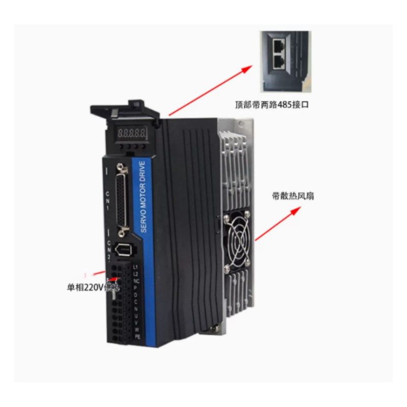 伺服电机驱动器200/400/750/1000交流220V永磁驱动器SD100时代TH