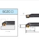 SCZCR09 S25S 数控车刀93度菱形内孔反钩刀背镗刀杆S10K SCZCR06