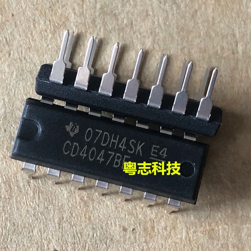 全新原装正品 CD4047BE 直插DIP-14 逻辑-单稳态多谐振荡器