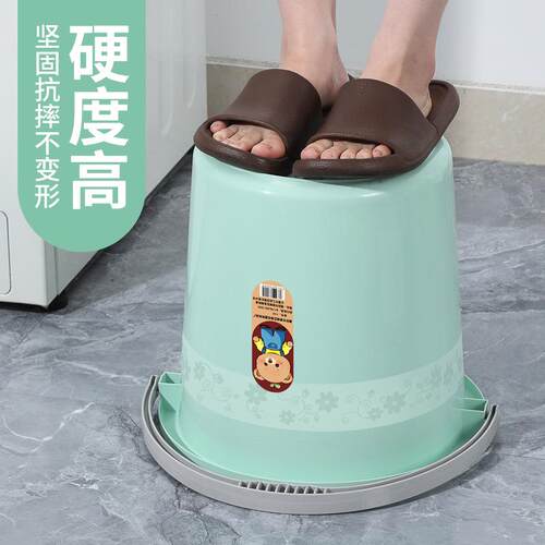 水桶家用大容量加厚学生宿舍洗澡桶塑料手提水桶圆桶洗衣桶储水