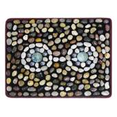 弘朝弘朝鹅卵石足底按摩垫家居装 饰功能玉石球垫磁疗步行健身脚踩