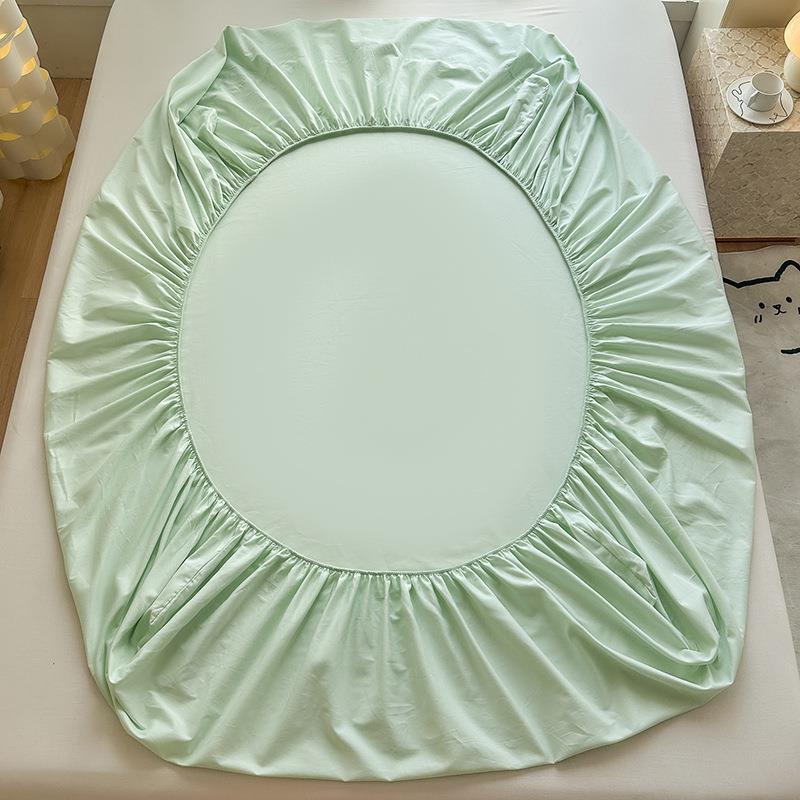 床笠a类全包单件加厚纯色水洗棉60支母婴级夏季学生宿舍床笠