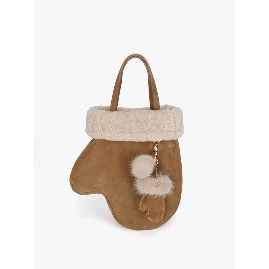 西泊克秋冬新款时尚羊羔毛毛绒手套包复古磨砂麂皮绒手提包斜挎包,箱包皮具/热销女包/男包,水桶包,淘宝优惠券,粉丝福利购,淘宝优惠卷