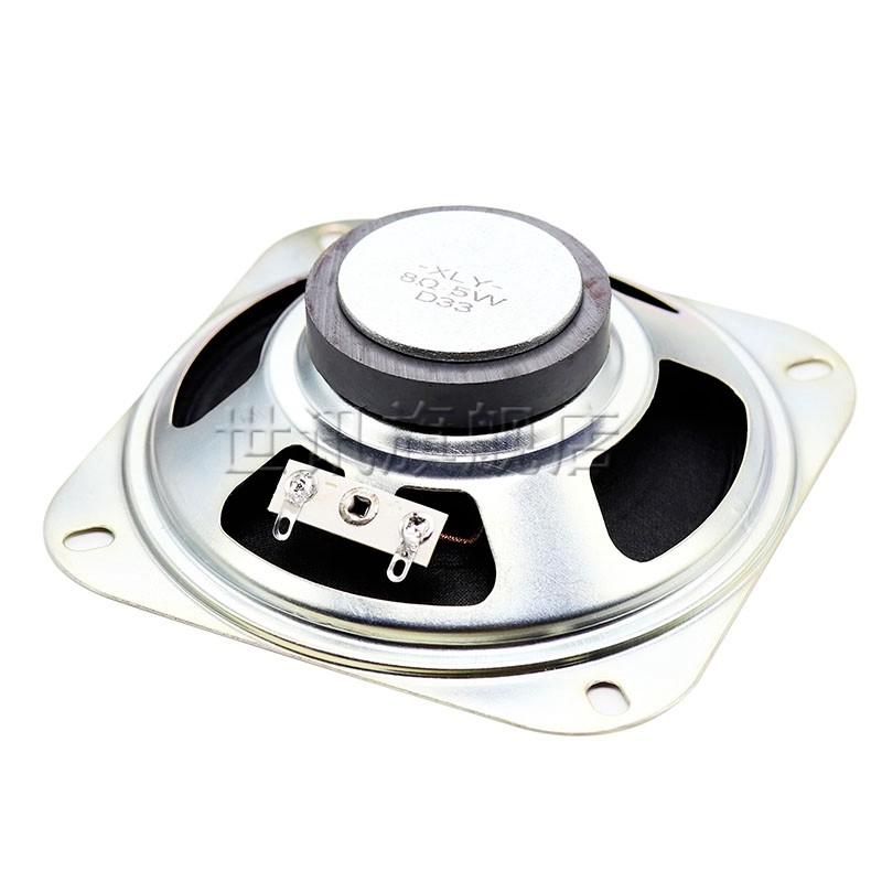 4寸方形外磁纸盆喇叭直径102mm 8欧5瓦毛绒电动玩具车扬声器8R10w