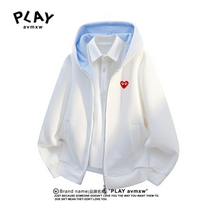 卫衣秋冬季 官方连帽开衫 新款 情侣款 上衣 PLAY 潮牌休闲时尚 AVMXW