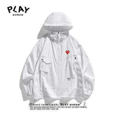 PLAYAVMXW潮牌宽松冰丝时尚外套