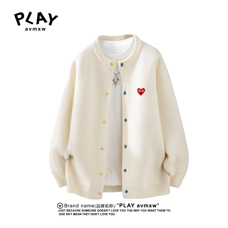 PLAYAVMXW潮牌时尚休闲圆领毛衣