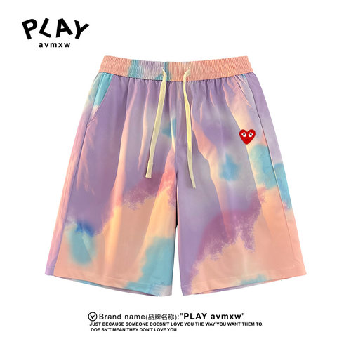 PLAYAVMXW凉感宽松五分短裤情侣