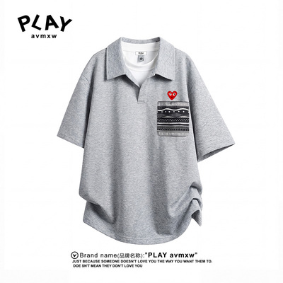 PLAYAVMXW官方海鸥领假两件POLO
