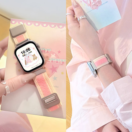 适用华为FIT4表带尼龙腕带