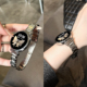 GT5 watch5Pro女款 GT4 适用华为手表表带GT6 GT3 GT2新款 高级表链智能金属女士钢带41mm透气小众官方正品