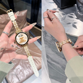 原装 watch5镶钻Pro女款 GT4真皮GT3小众GT2高级感41mm官方正品 菱芒钻影 适用华为GT6表带GT5智能手表新款