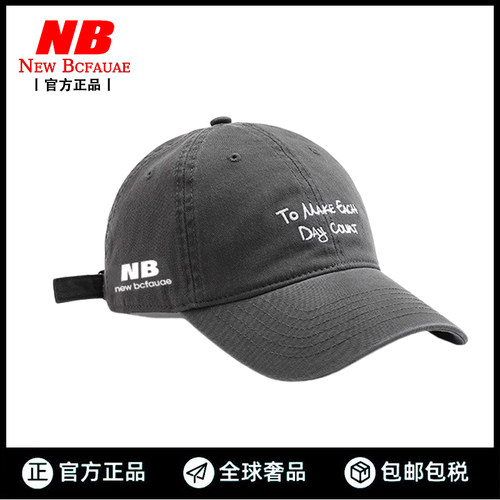 New Bcfauae NB官方正品刺绣软顶棒球帽夏季户外遮阳显脸小鸭舌帽