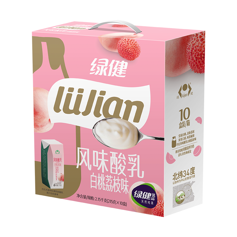 白桃荔枝风味酸乳（礼盒装）
