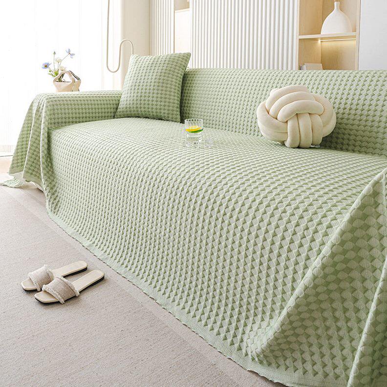 2025新款沙发盖布夏季凉垫沙发套罩毯一整张组合沙发全盖沙发巾