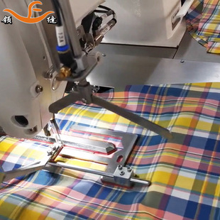 衩缝纫机加绒三角袖 袖 衩平缝机工厂 衩机自动衬衫 衬衣宝剑头开袖