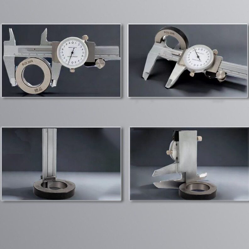 直销精度带表盘游标卡尺双向防震金银双色表盘150mm200mm300mm