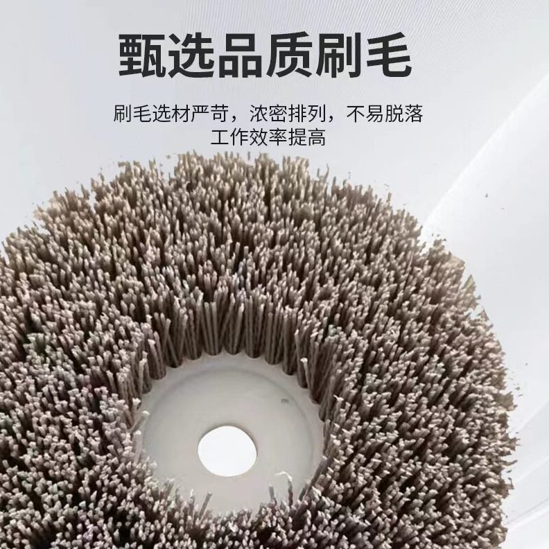 直销磨料丝圆盘刷氧化铝碳化硅打磨圆盘抛光刷铝合金铁件抛光去毛
