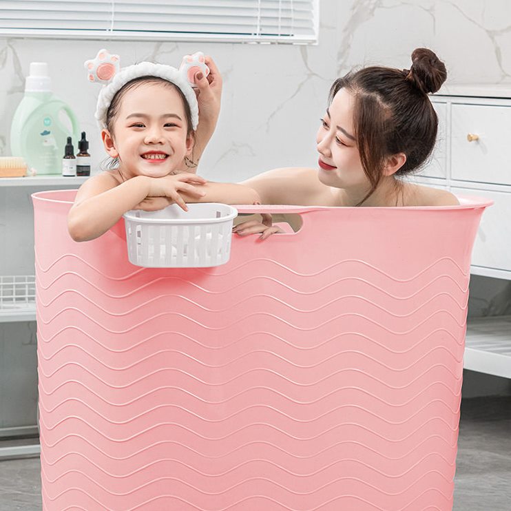直销5NQJ洗澡桶大人家用手提可坐婴儿可游泳浴桶儿童洗澡盆成