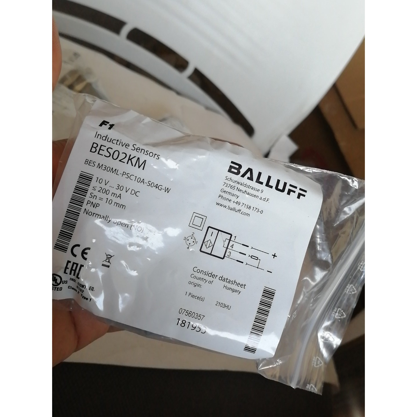 全新原装巴鲁夫 BES02KM BES M30ML-PSC1