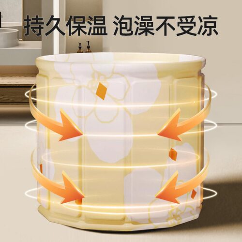 直销加厚泡澡桶折叠大人家用成人全身泡浴桶沐浴缸泡洗澡盆儿童洗