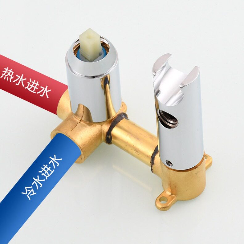 直销暗装压马桶喷枪套装冷热妇洗器喷头黑色马桶伴侣加压冲洗小花