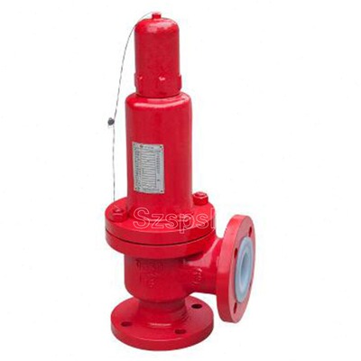 直销永一法兰衬氟安全阀衬氟泄压阀全启式安全阀A4246F-16C