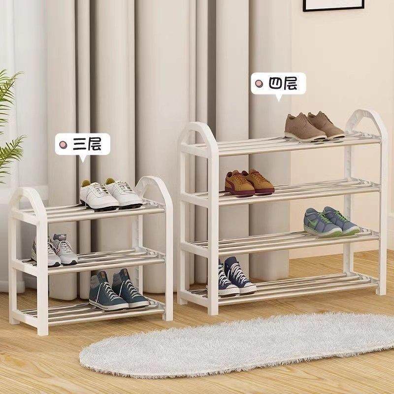 欧式铁艺鞋架多层家用客厅落地式置物架简易门口鞋柜免安装衣帽间