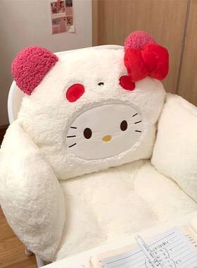 Hellokity坐垫护腰防屁股痛学生久坐椅子坐垫靠背一体久坐不累ins