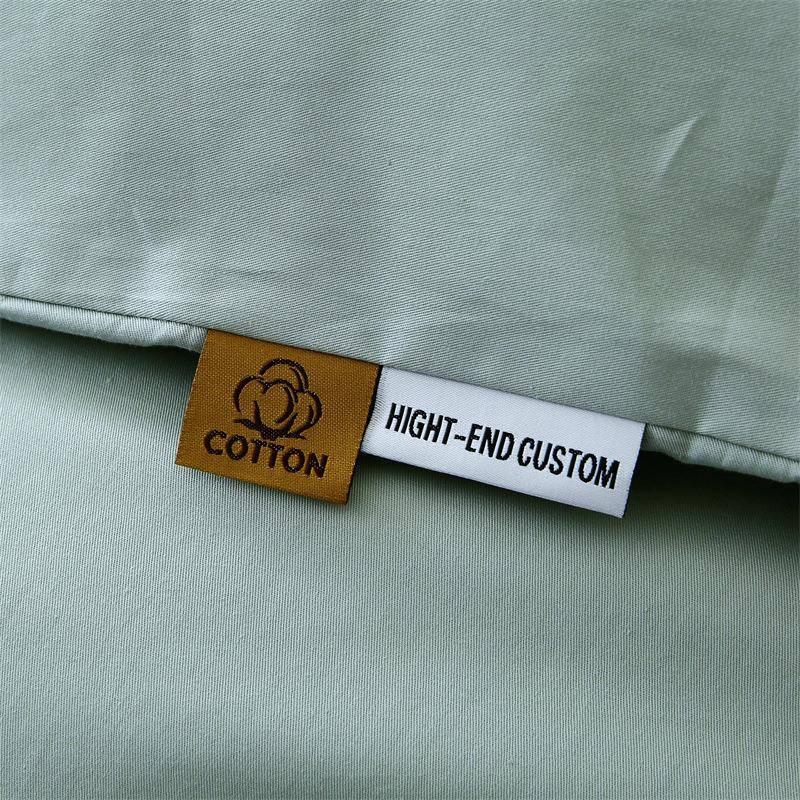 新款四季斜纹简约被套全棉单件床上用品纯色被套单品纯棉南通家纺