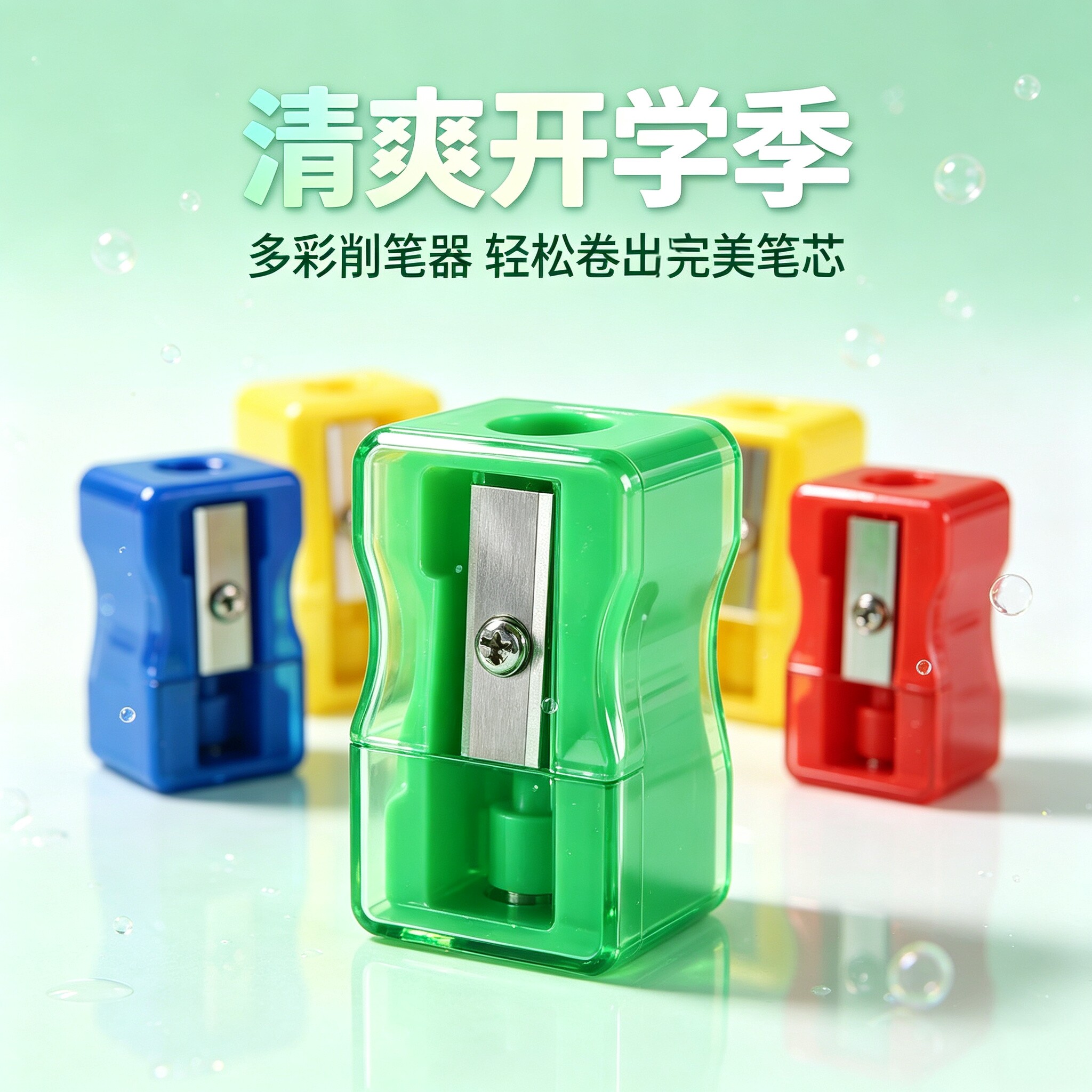 学生开学季迷你便携多功能卷笔器图片