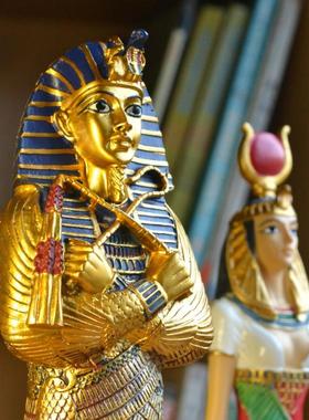 埃及旅游雕塑摆件现代简约家居大厅装饰法老摆设埃及古代传奇人物