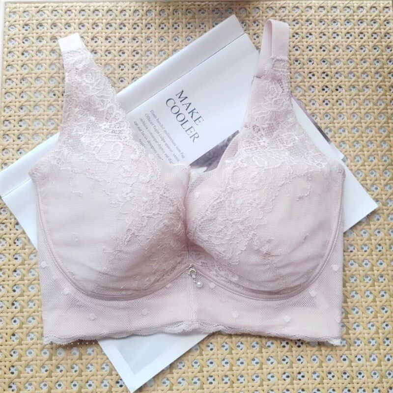 内衣大胸显小超薄聚拢收副乳防下垂上G托调整型加高侧收瘦平背胸