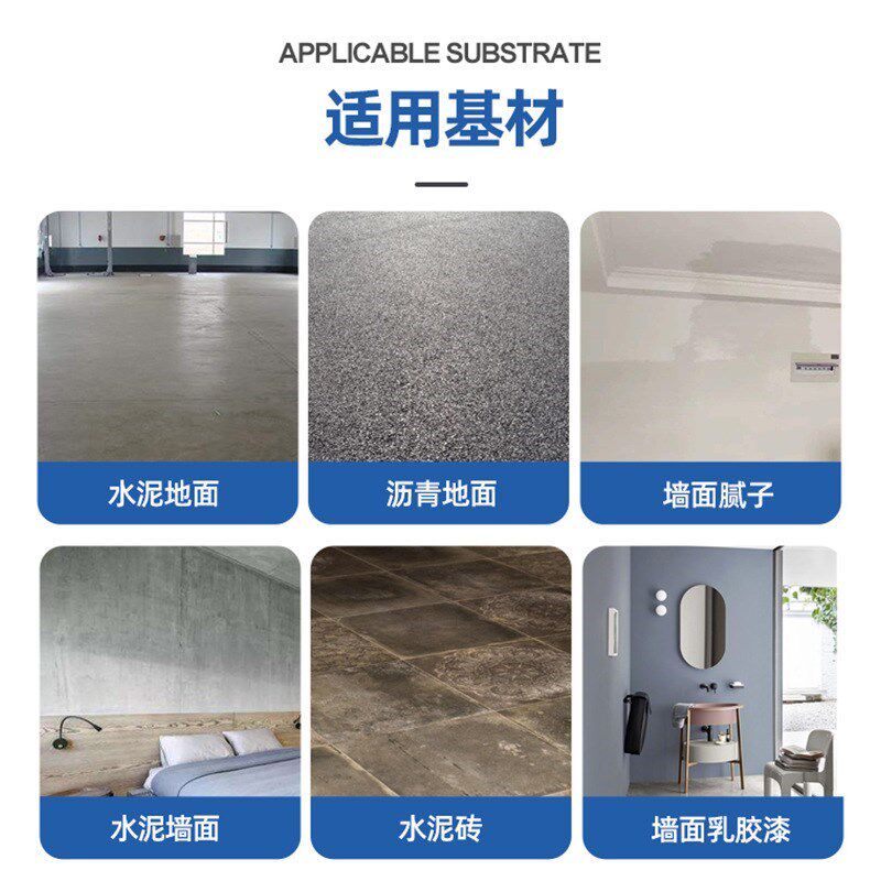 三青水性地坪漆耐磨地板漆水泥地面漆厂房室内外家用地板漆油漆